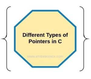 Different Types of Pointers in C Language ⋆ EmbeTronicX