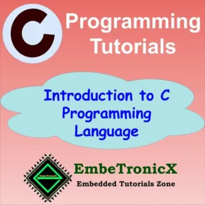 Introduction to C programming